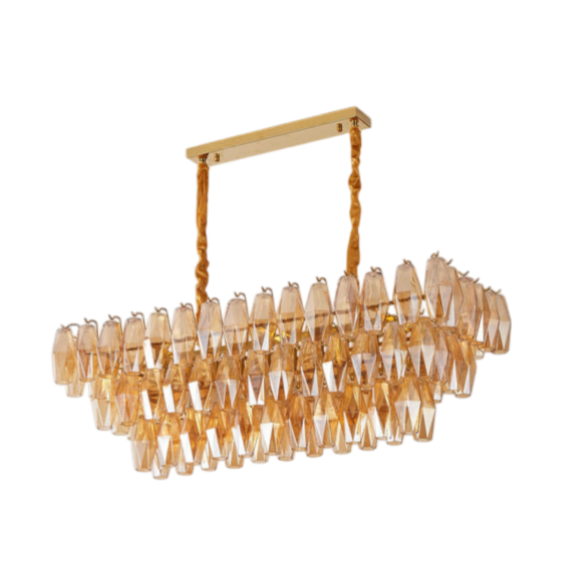 Fabiana Murano Prism Glass Chandelier - Medium