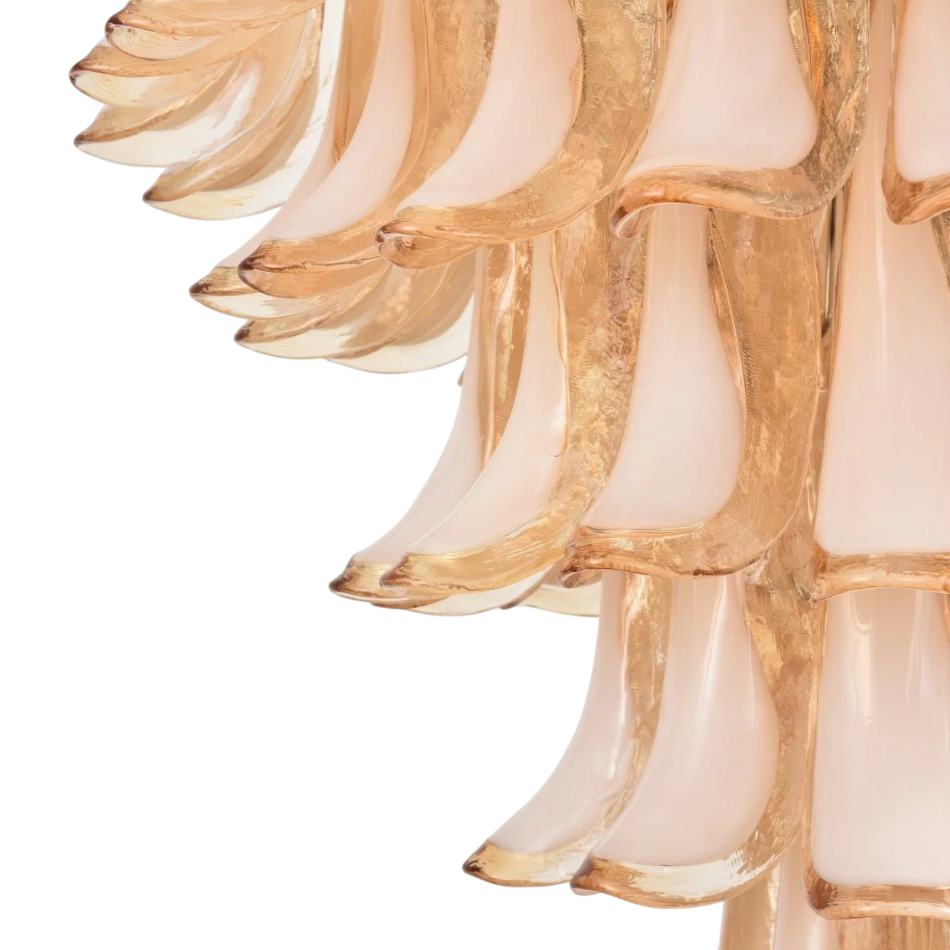 Fiorella Murano Petal Glass Chandelier (7 layer)