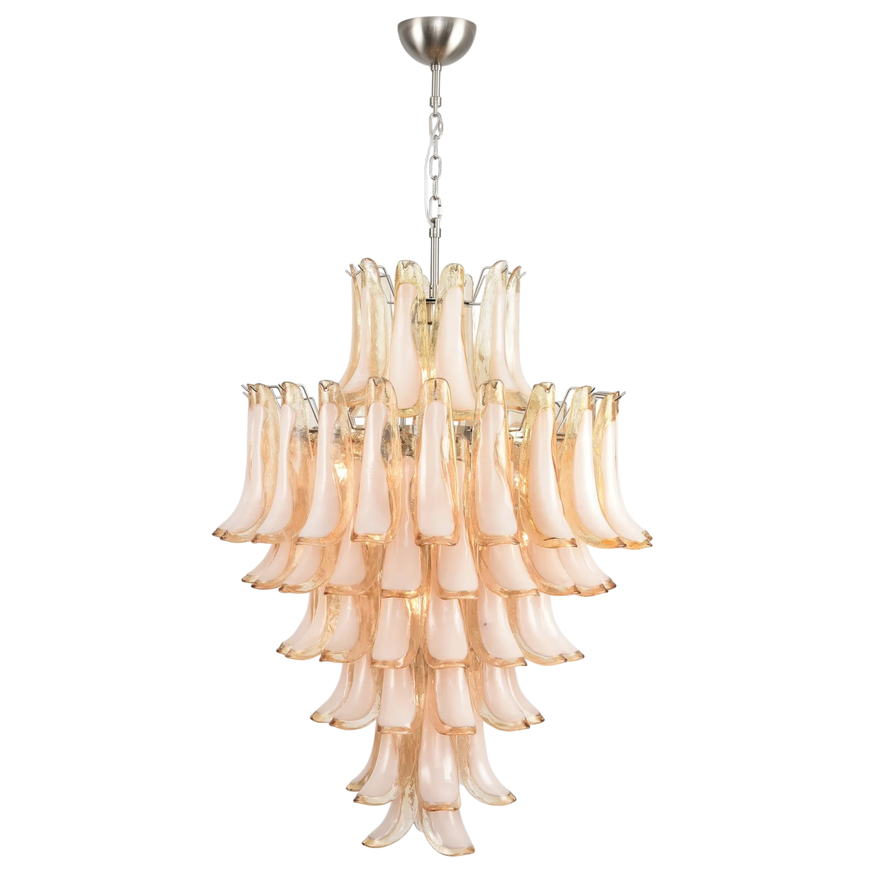 Fiorella Murano Petal Glass Chandelier (7 layer)