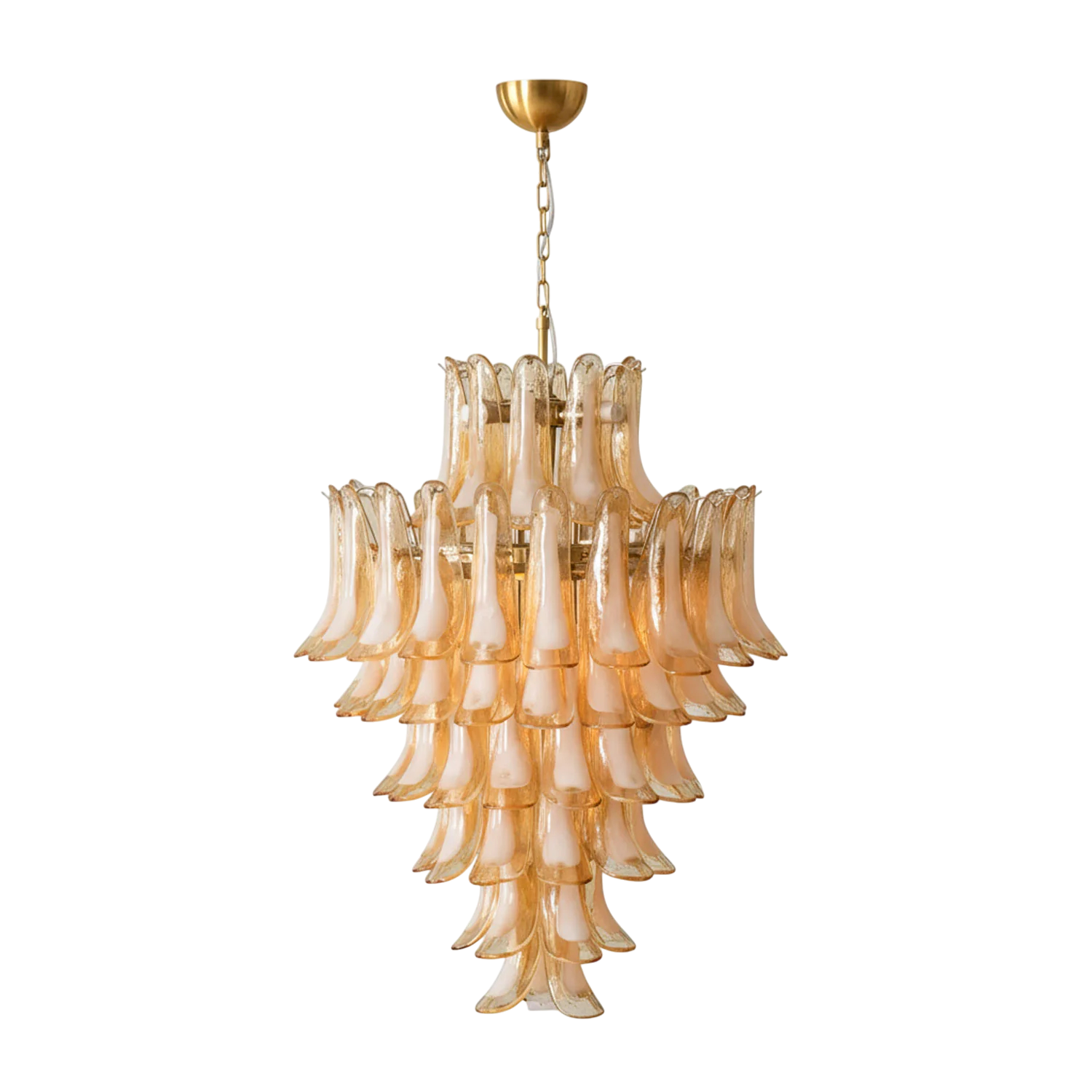 Fiorella Murano Petal Glass Chandelier (7 layer)