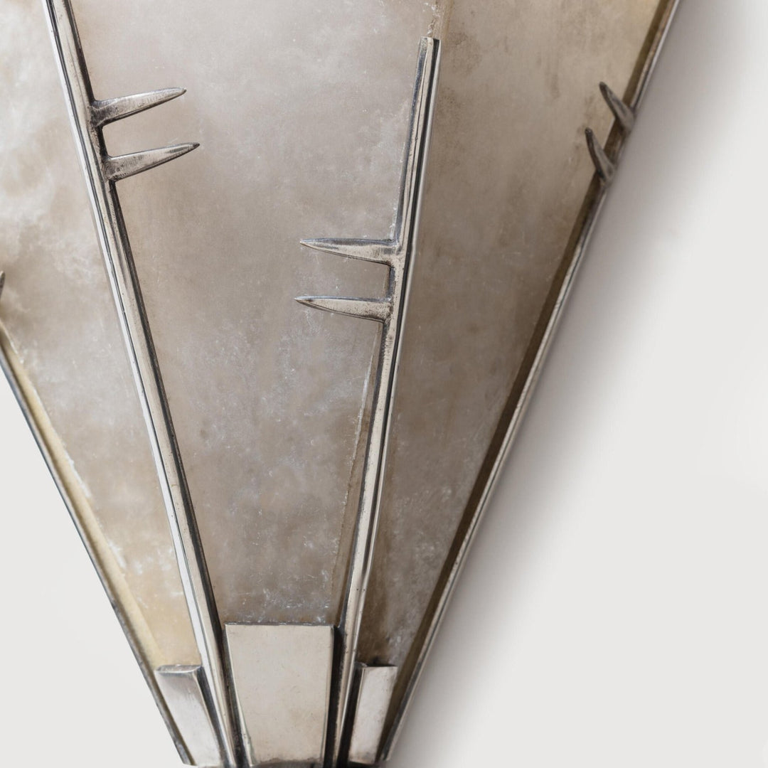 Lucor Alabaster Fan Wall Sconce - Large