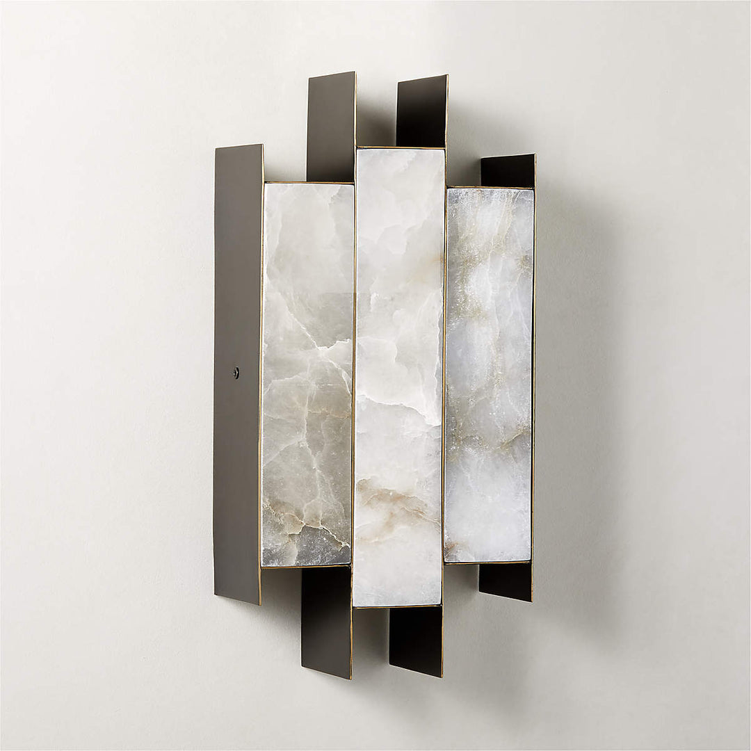 Rela Alabaster Panel Sconce