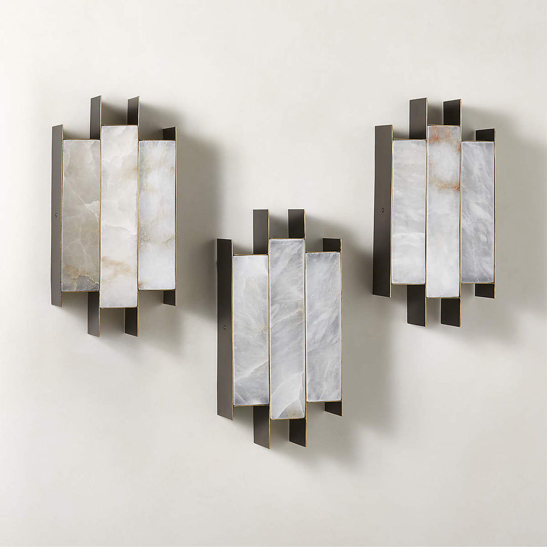 Rela Alabaster Panel Sconce