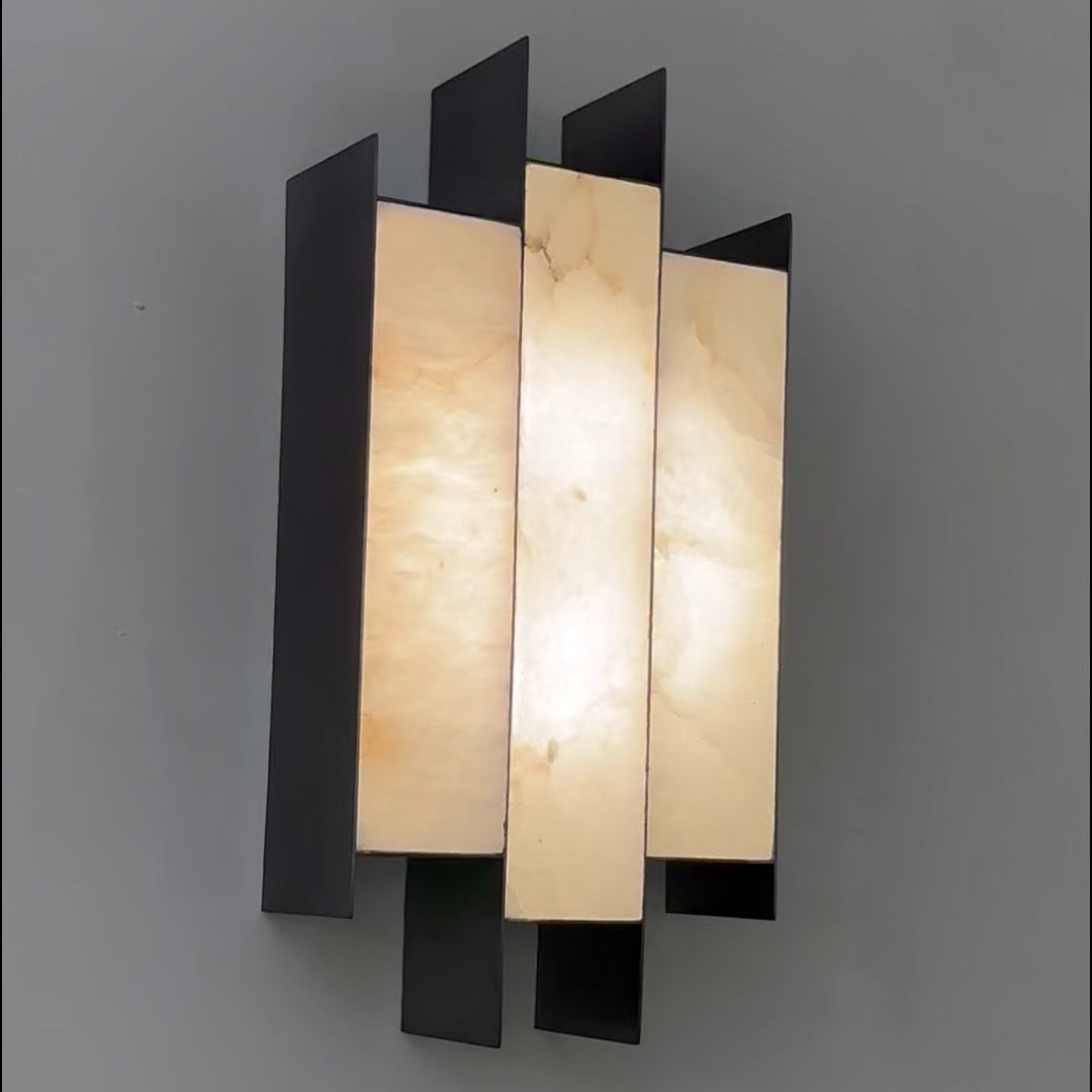Rela Alabaster Panel Sconce