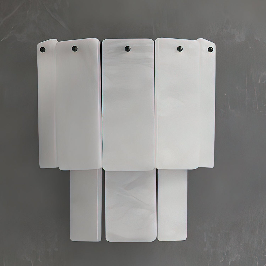 Nalira Alabaster Wall Sconce - 2 tier