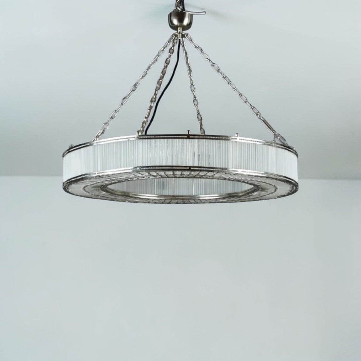 Franschhoek Ceiling Pendant Large Silver ELJE60270