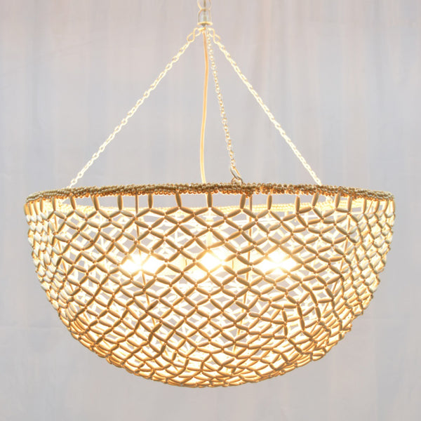 Linney Large Handcrafted Beaded Pendant Lamp