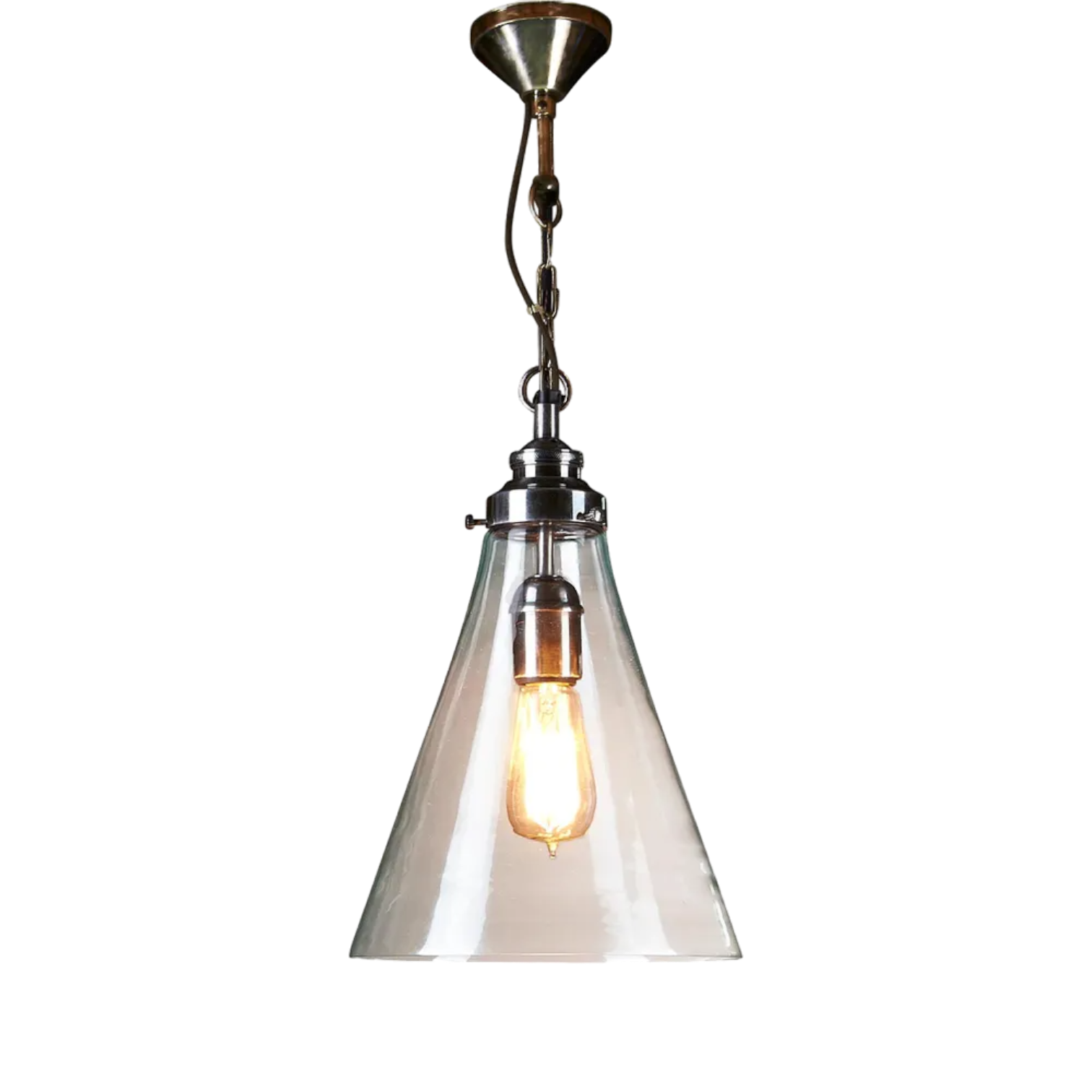 Gadsden Ceiling Pendant Small Silver