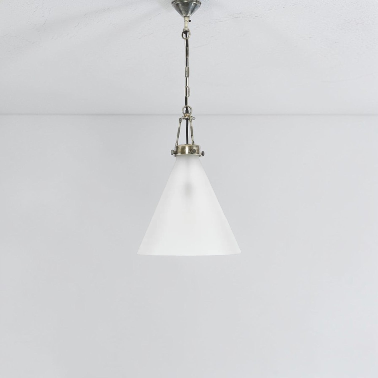 Gadsden Ceiling Pendant Large Silver ELPIM59001AS