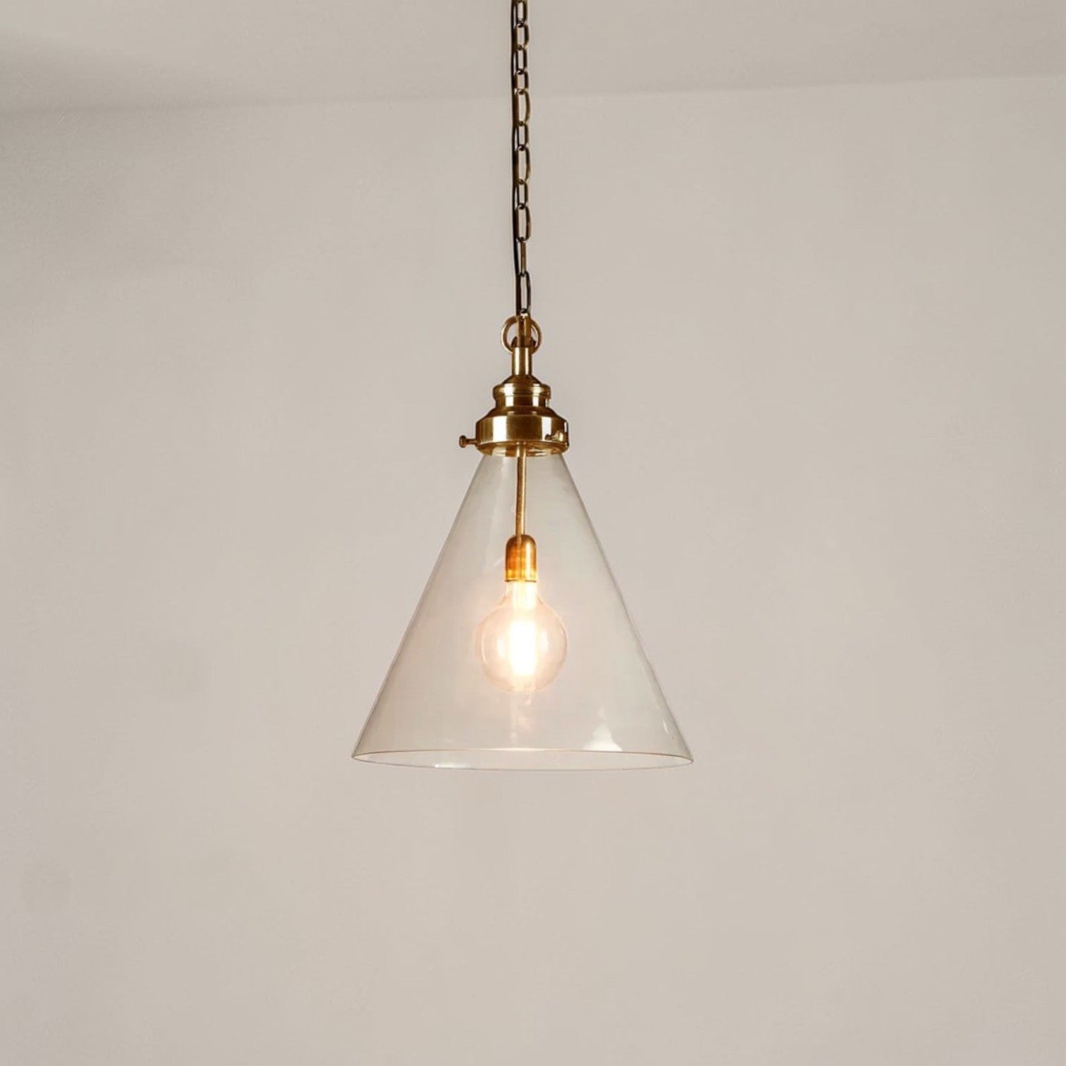 Gadsden Ceiling Pendant Medium Brass ELPIM51961AB