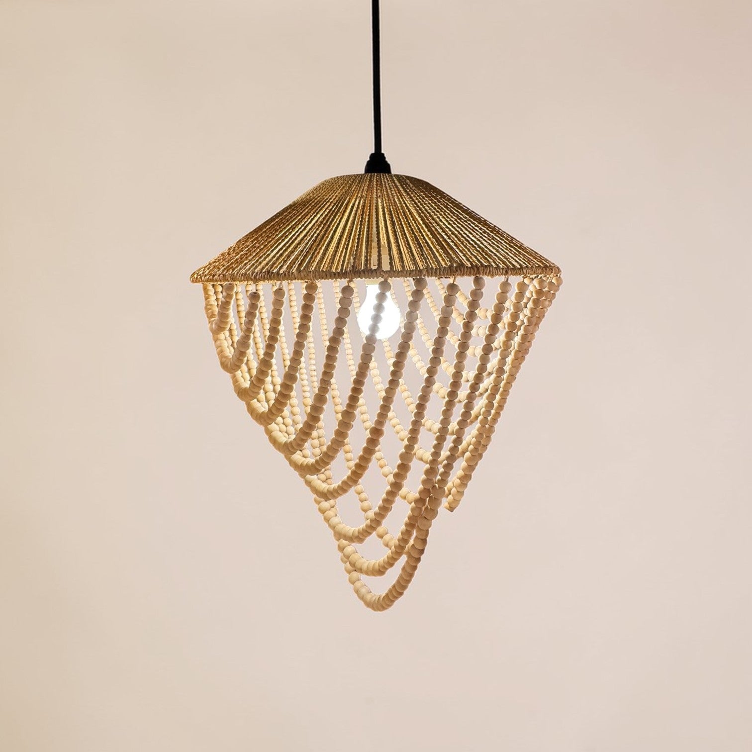Gatlin Rattan Hanging Lamp