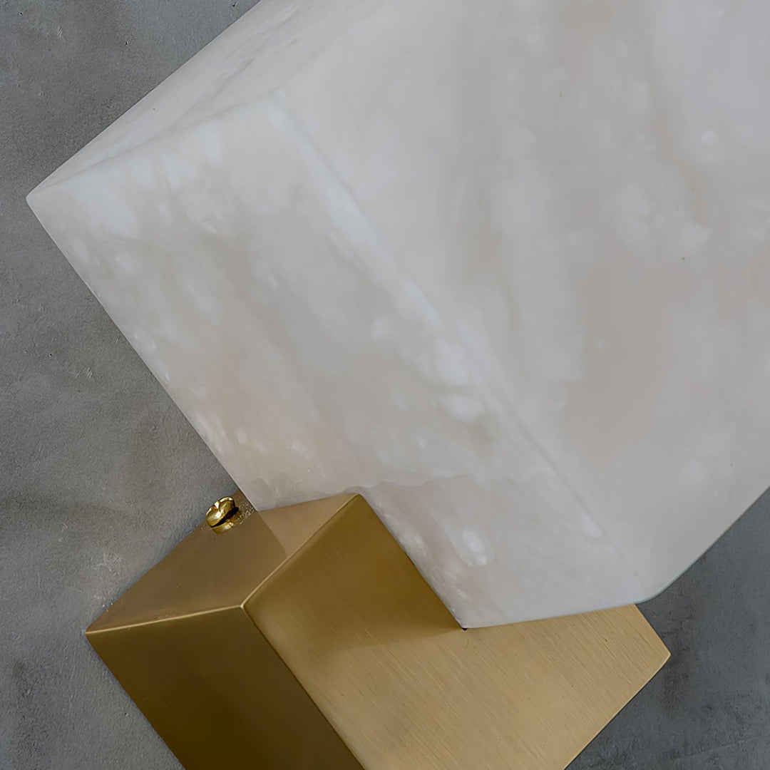 Sarela Block Alabaster Wall Sconce