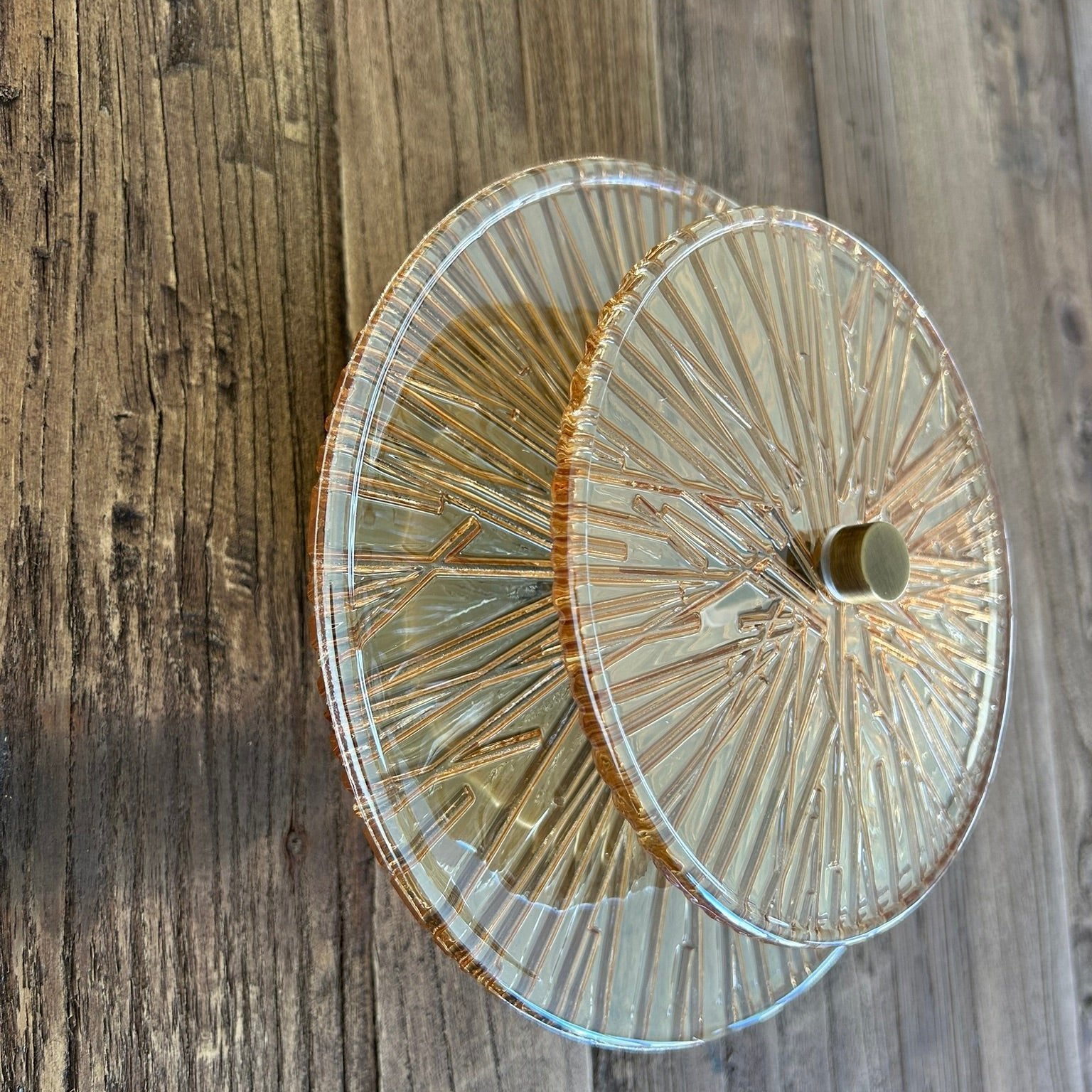 Ginevra Organic Round Glass Wall Lamp
