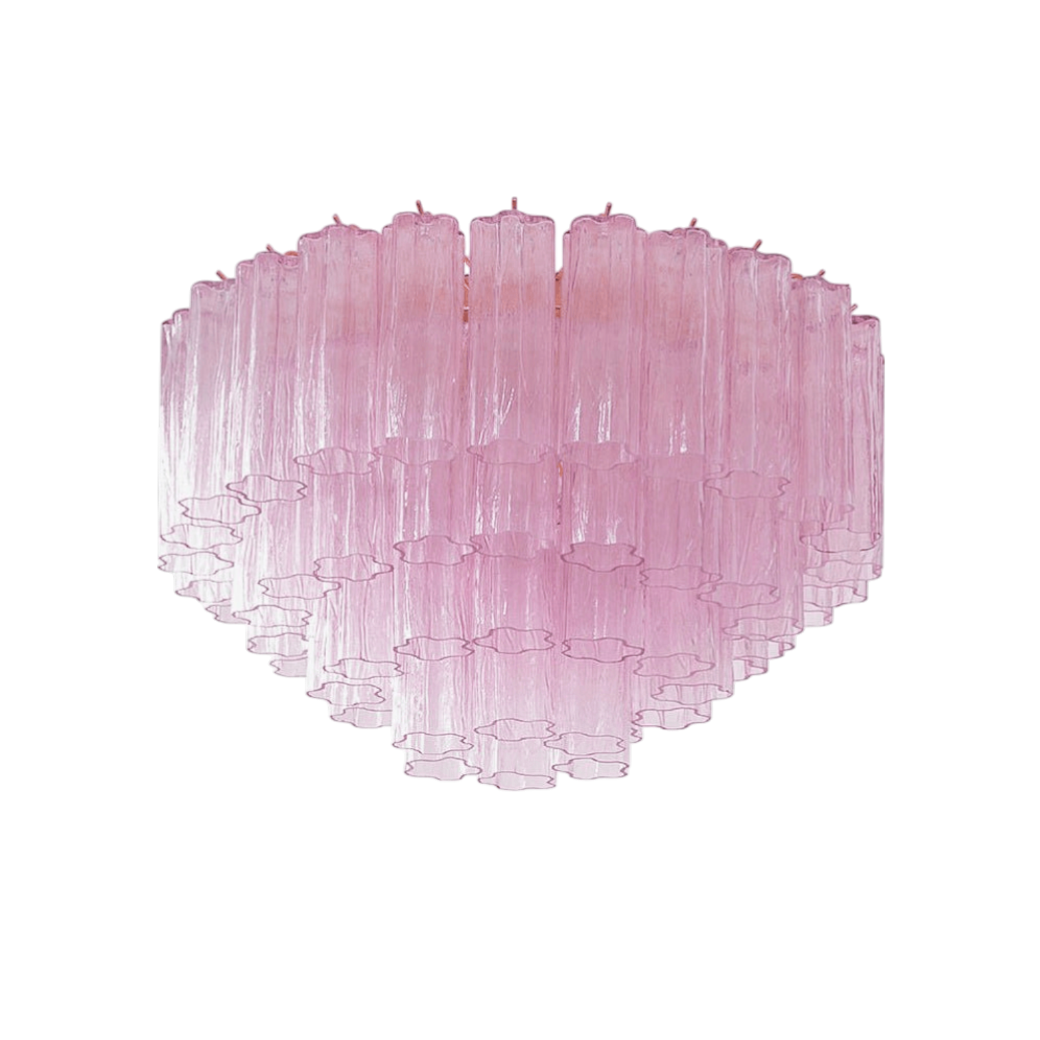 Giovanna Murano Pink Glass Ceiling Light