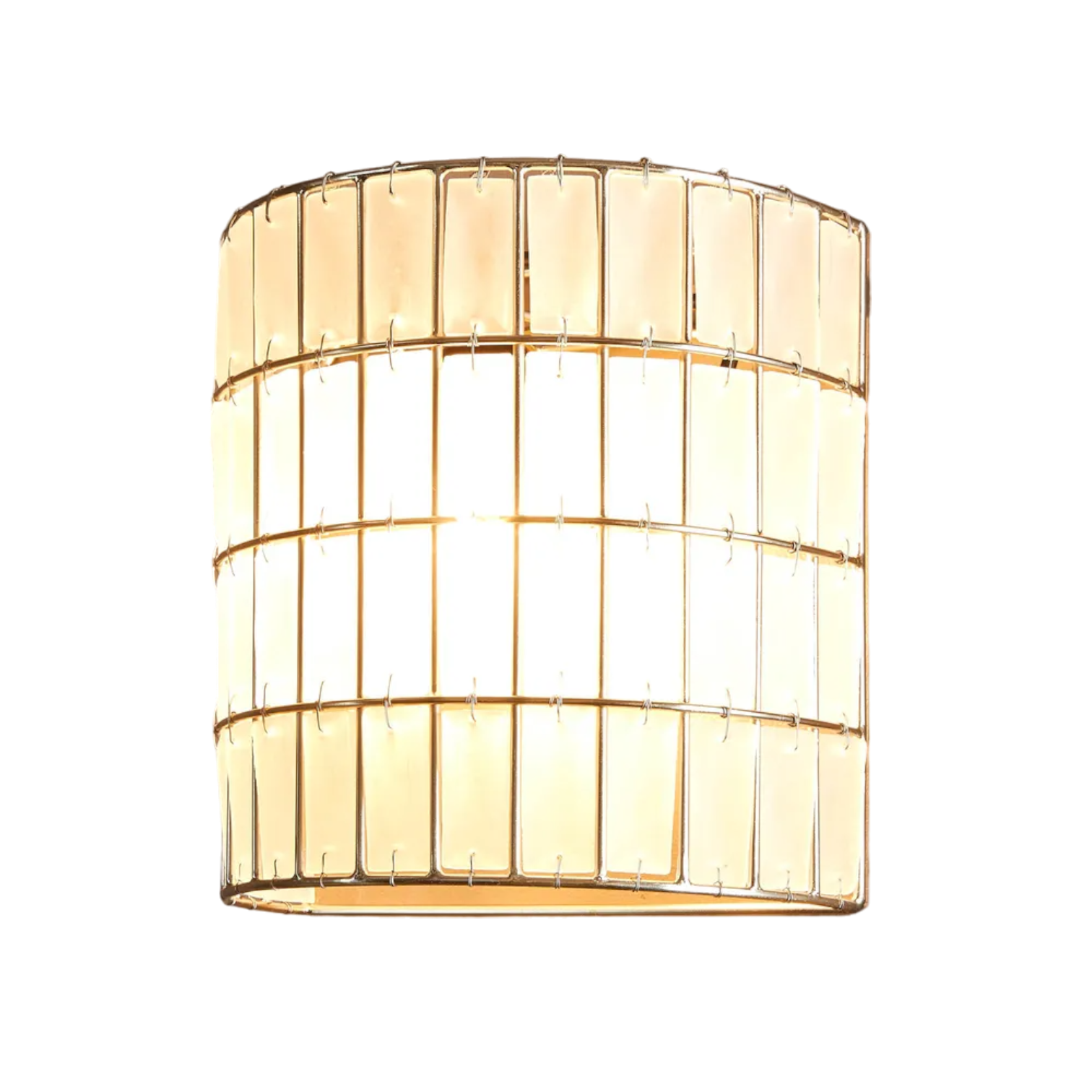 Grahamstown Half Round Wall Light Nickel