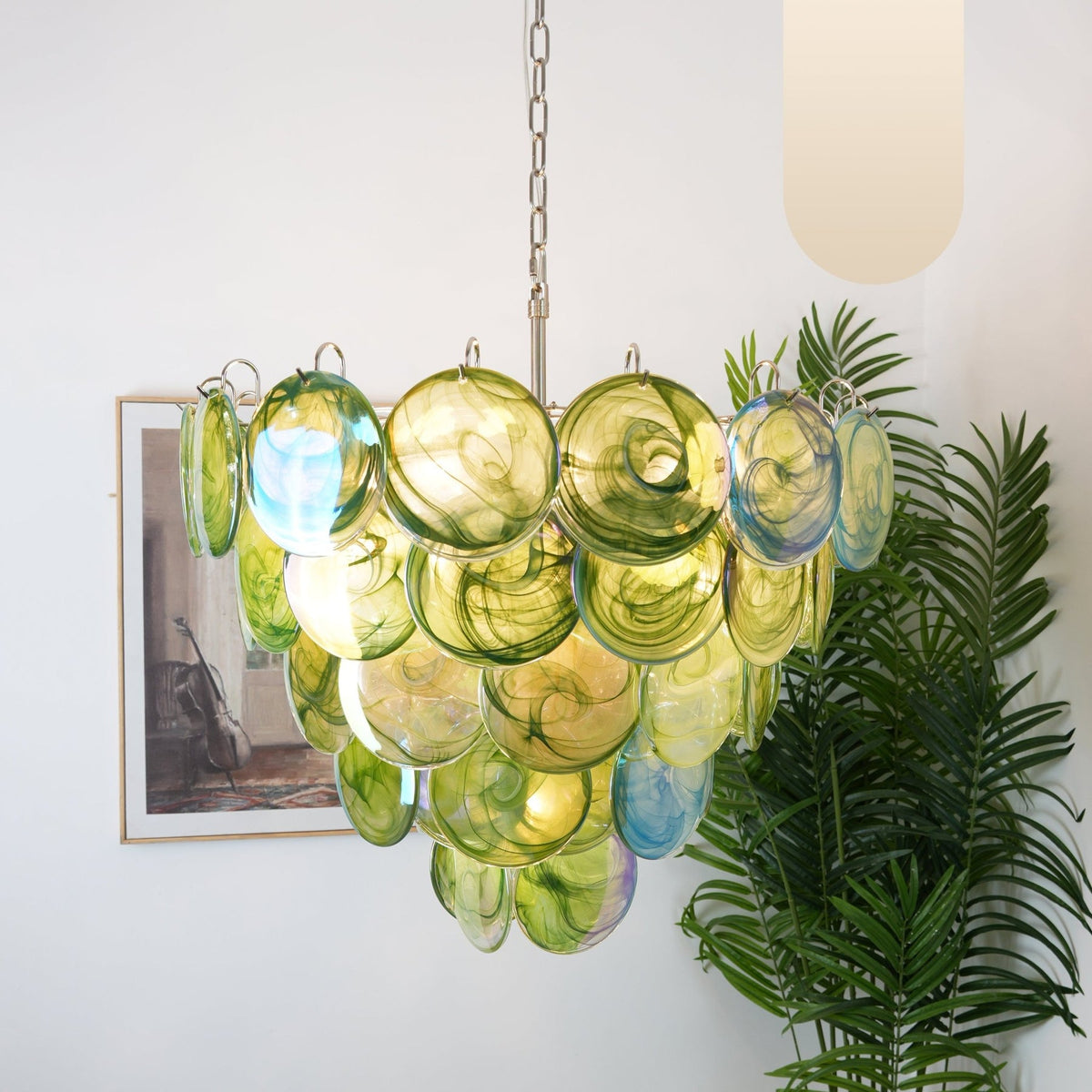 Adelina Murano Disc Chandelier