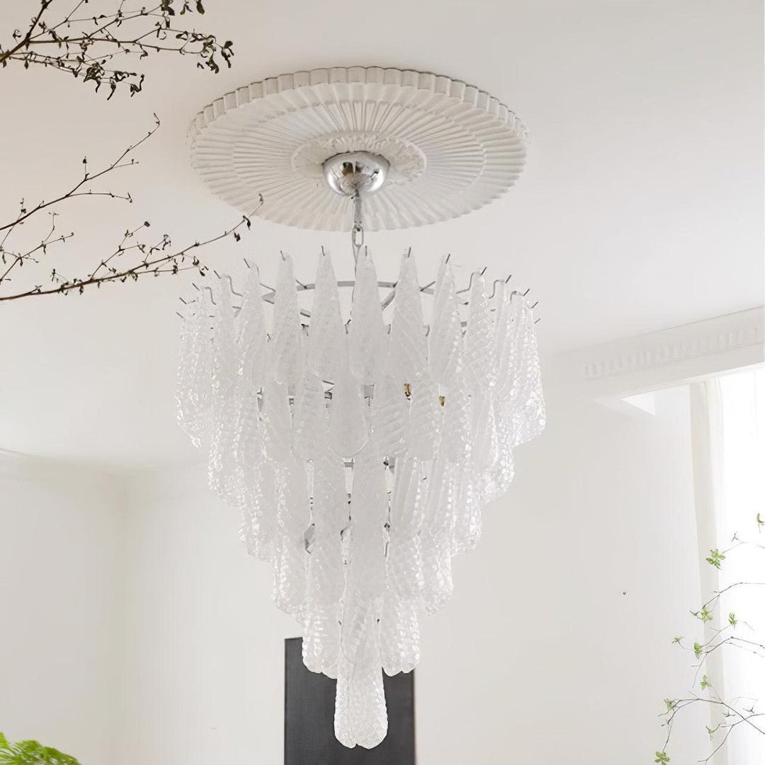 Eleanora Murano Waterfall Chandelier - 7 layer