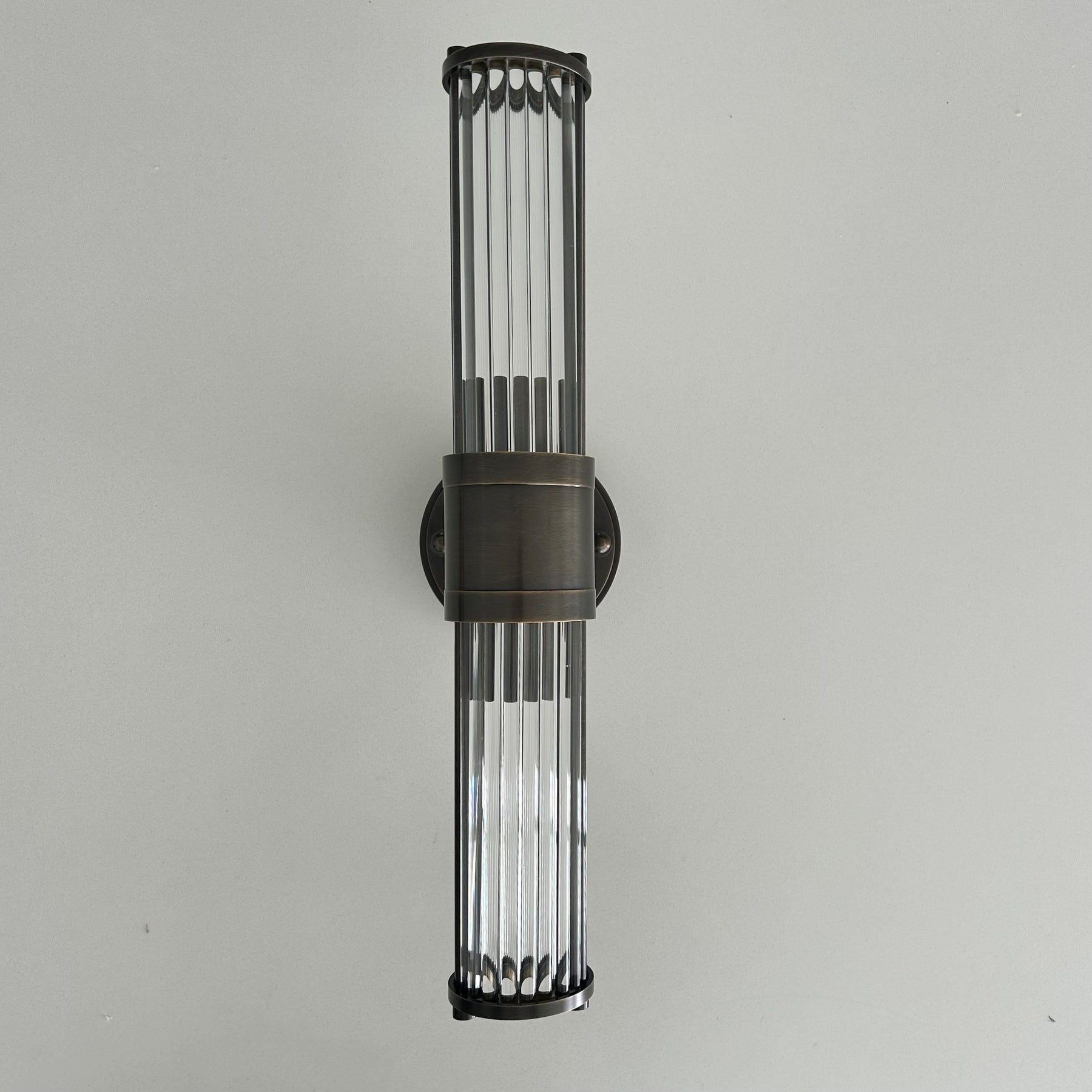 Griffith Twin Up-Down Wall Lamp in Brass