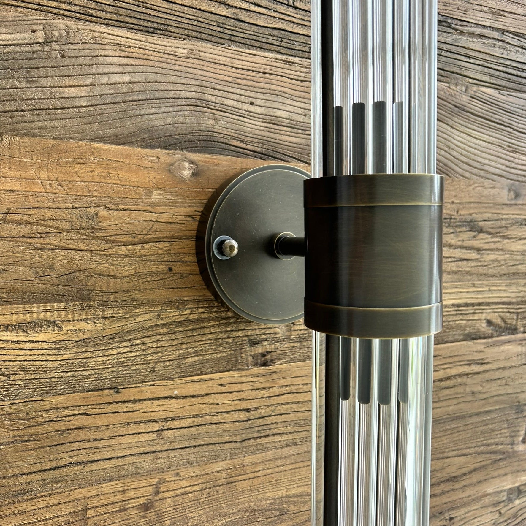 Griffith Twin Up-Down Wall Lamp in Brass