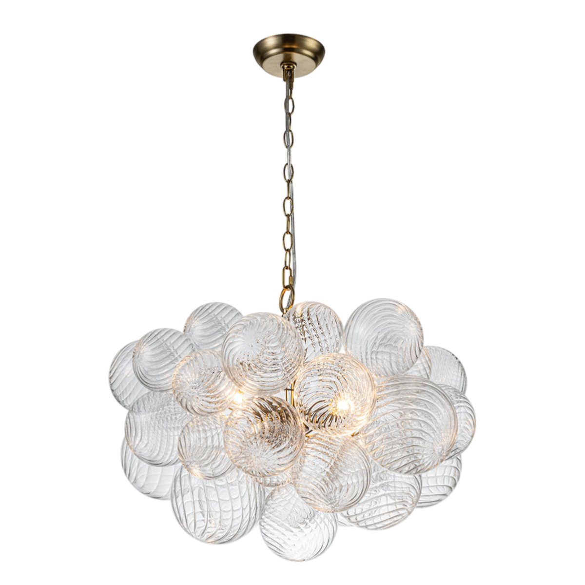 Leonora Murano Glass Ball Bubbles Chandelier - 10 lights