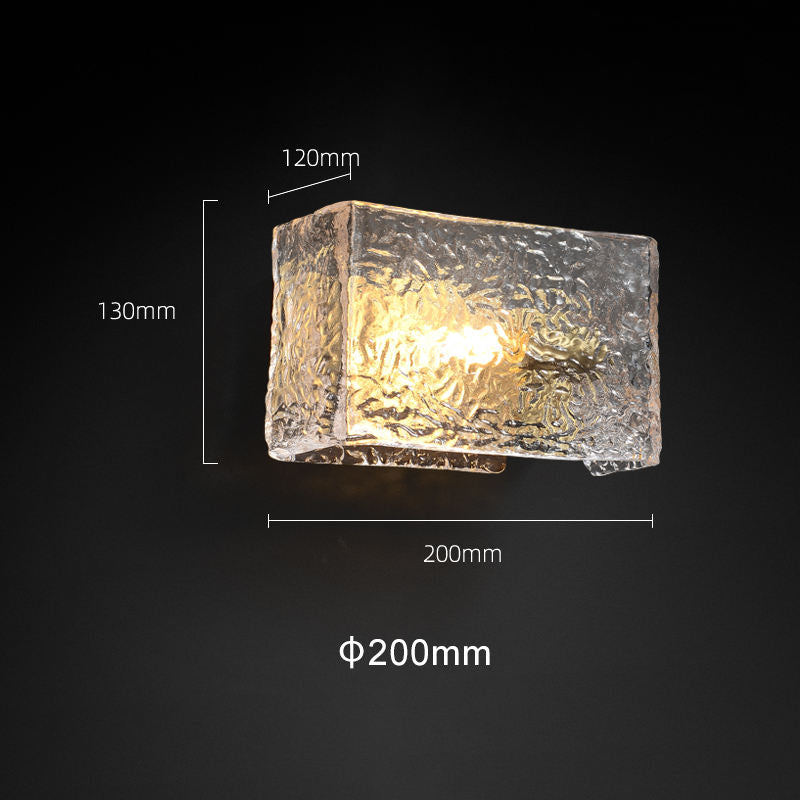Violet Organic Glass Wall Sconce