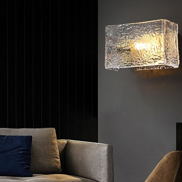 Violet Organic Glass Wall Sconce