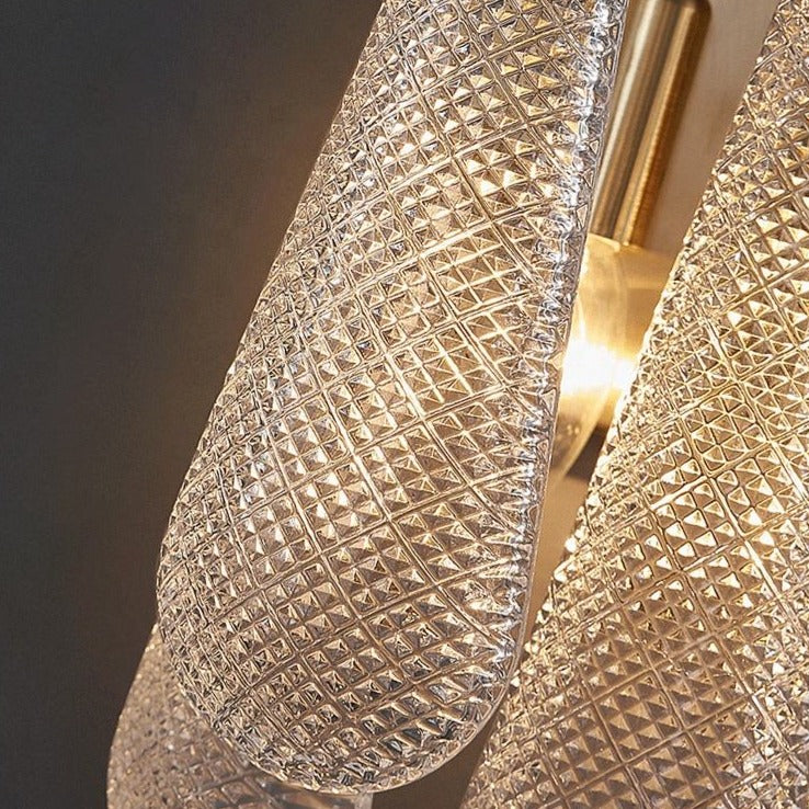 Qadira Organic Teardrop Glass Wall Sconce