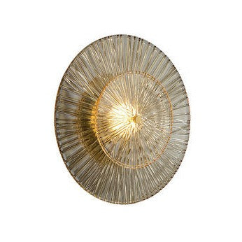 Ginevra Organic Round Glass Wall Lamp