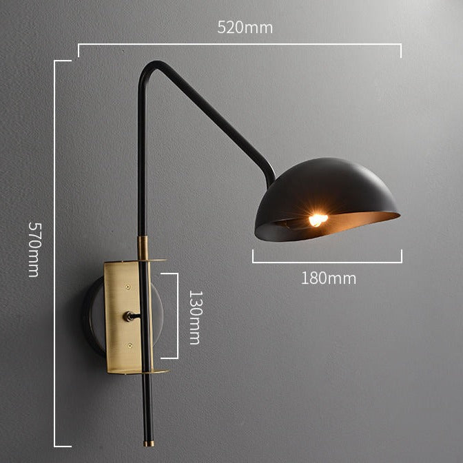 Nellie Adjustable Arm Wall Lamp