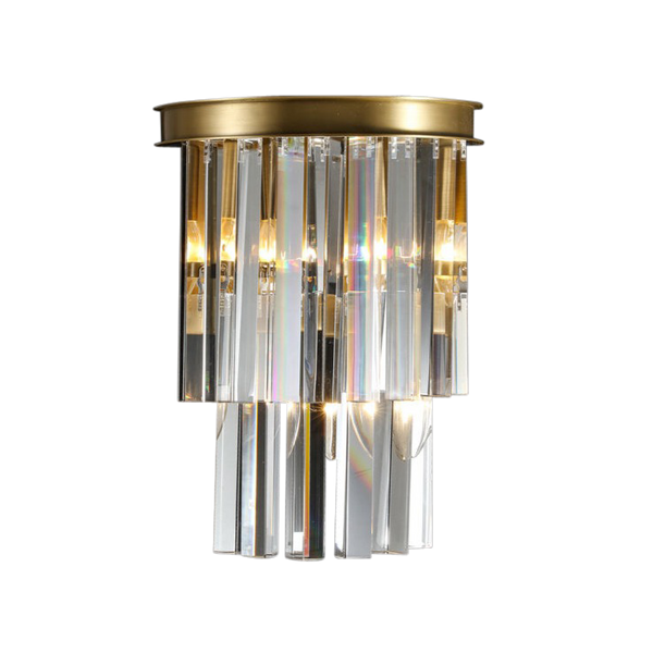 Peyton Art Deco Crystal Wall Lamp (260x350mm)