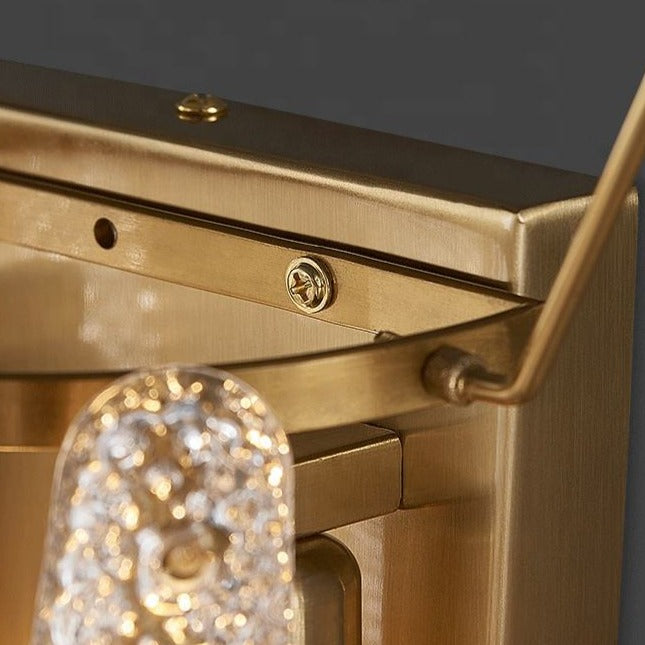 Qadira Organic Teardrop Glass Wall Sconce