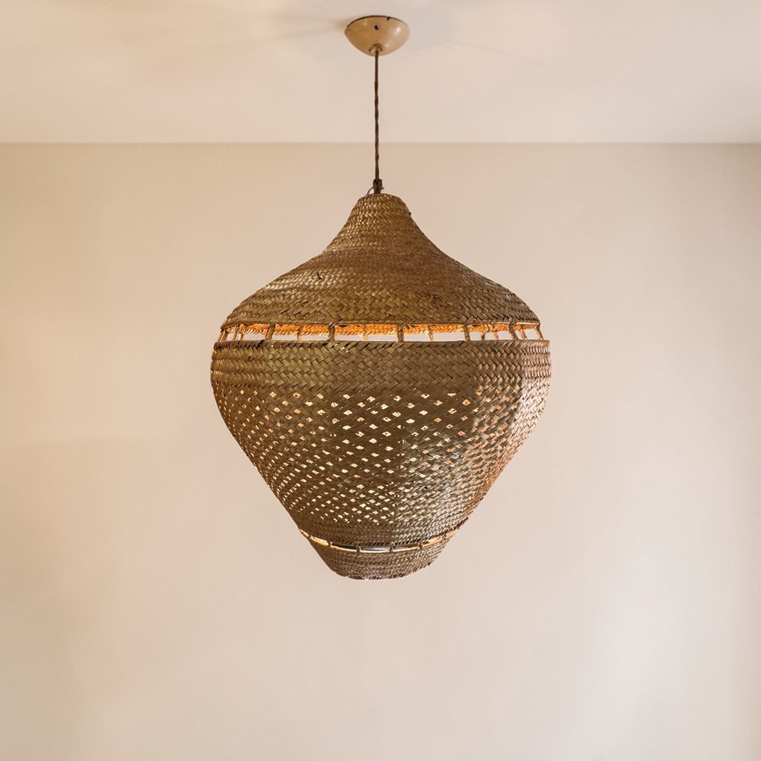 Halia Rattan Hanging Lamp