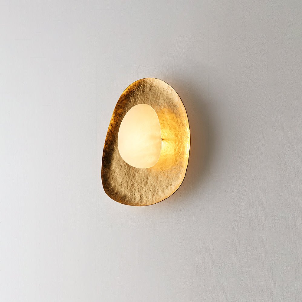 Auris Haloform Alabaster Wall Lamp