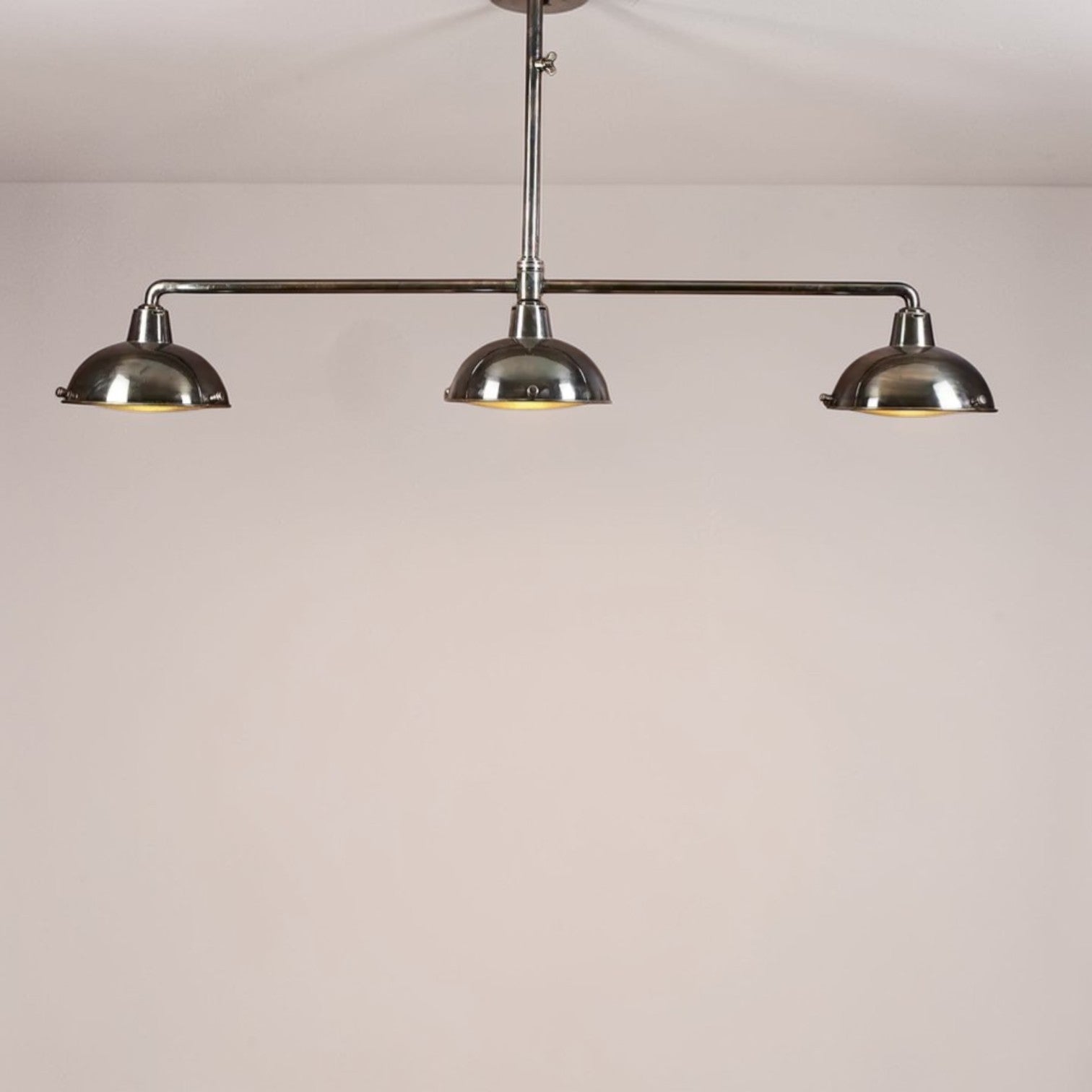 Hampshire Three Arm Ceiling Pendant Antique Silver ELPIM59936AS