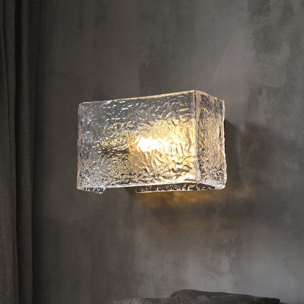 Violet Organic Glass Wall Sconce