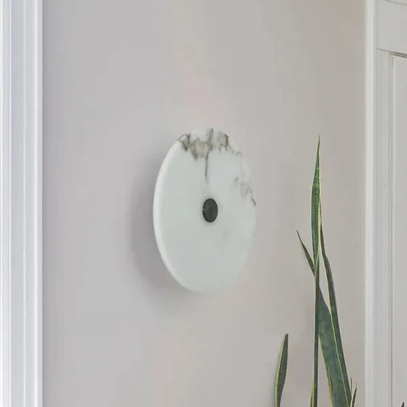 Rebecca Round Alabaster Wall Sconce