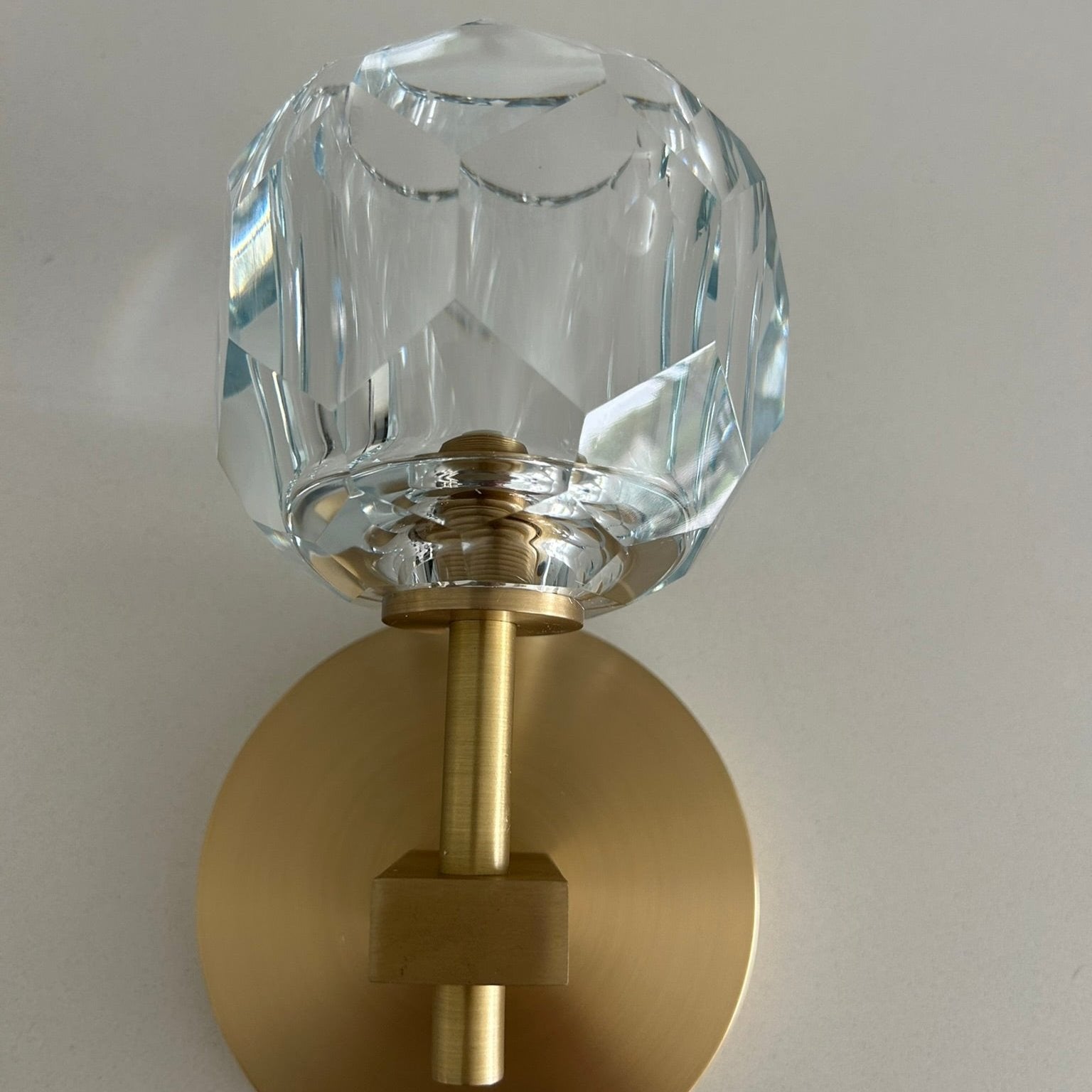 Howarth Single Crystal Ball Wall Sconce