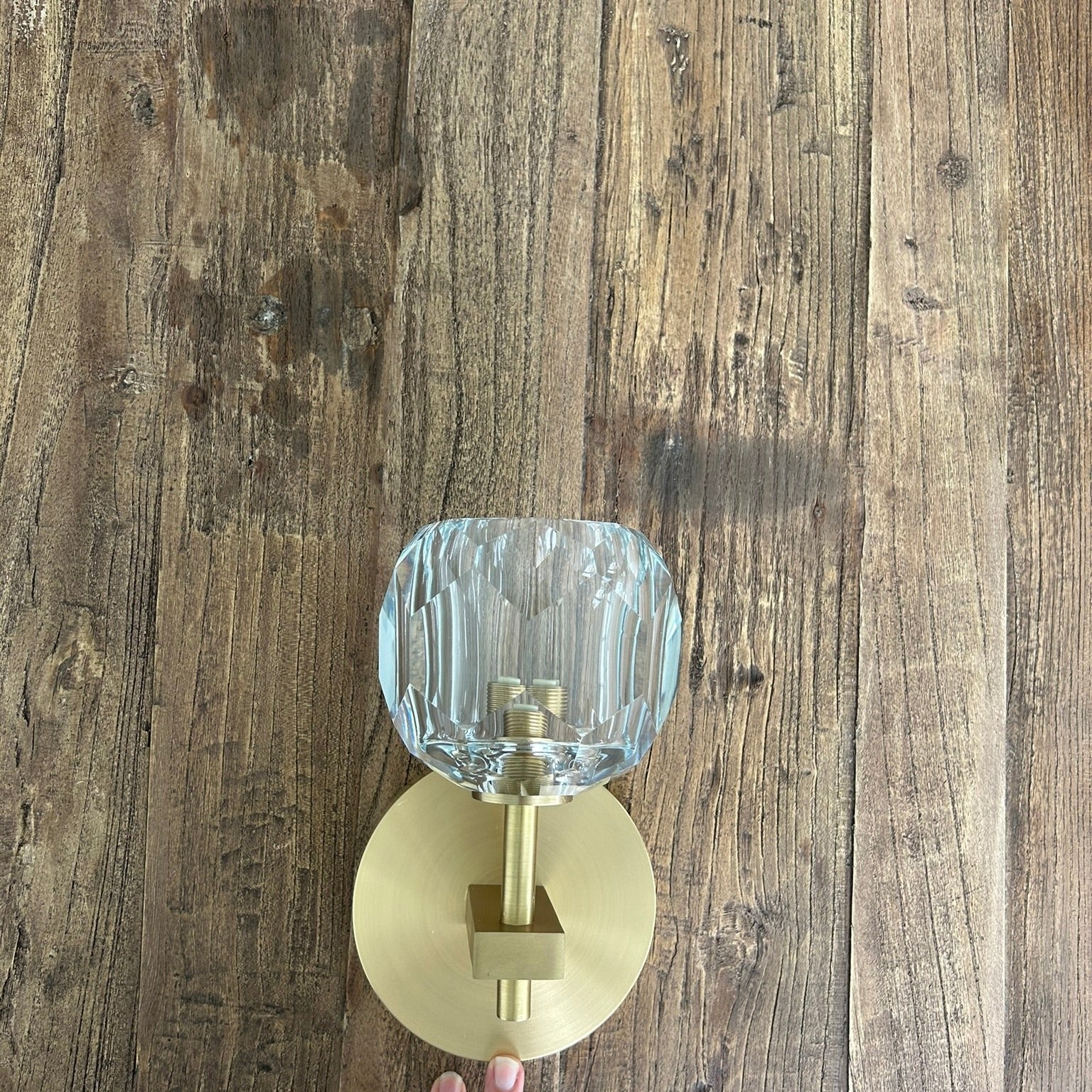 Howarth Single Crystal Ball Wall Sconce