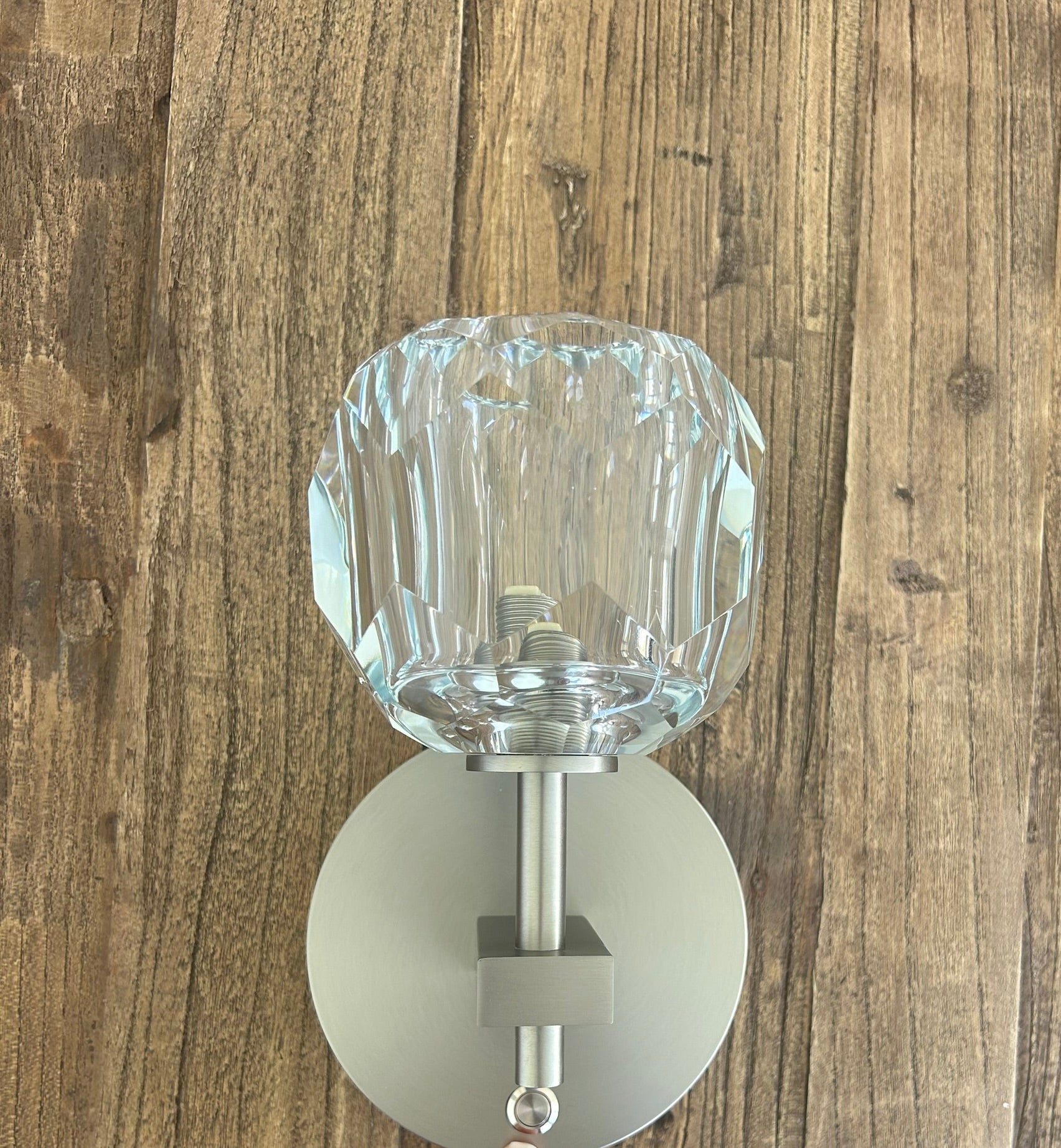 Howarth Single Crystal Ball Wall Sconce