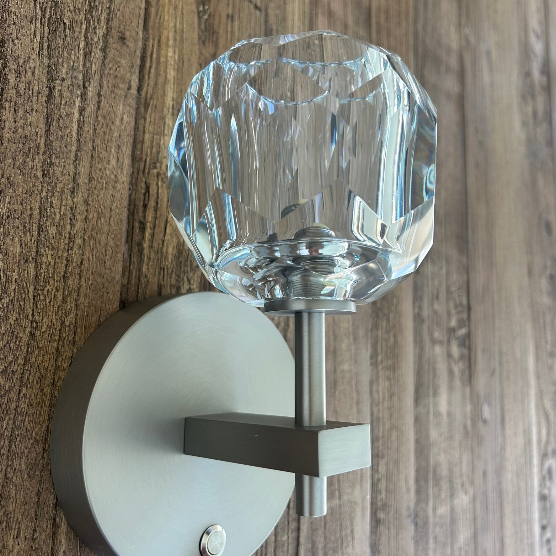 Howarth Single Crystal Ball Wall Sconce