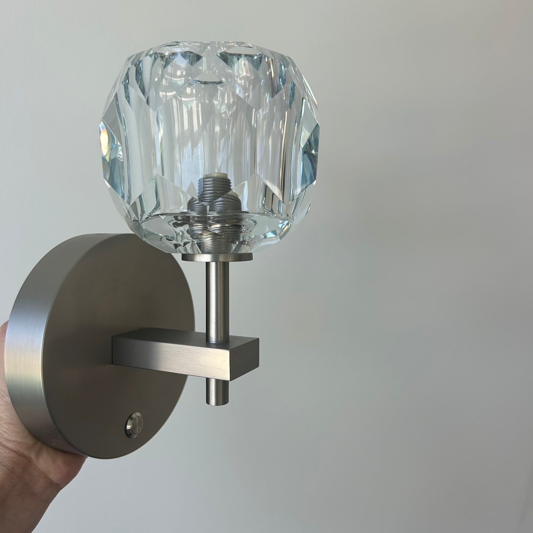Howarth Single Crystal Ball Wall Sconce