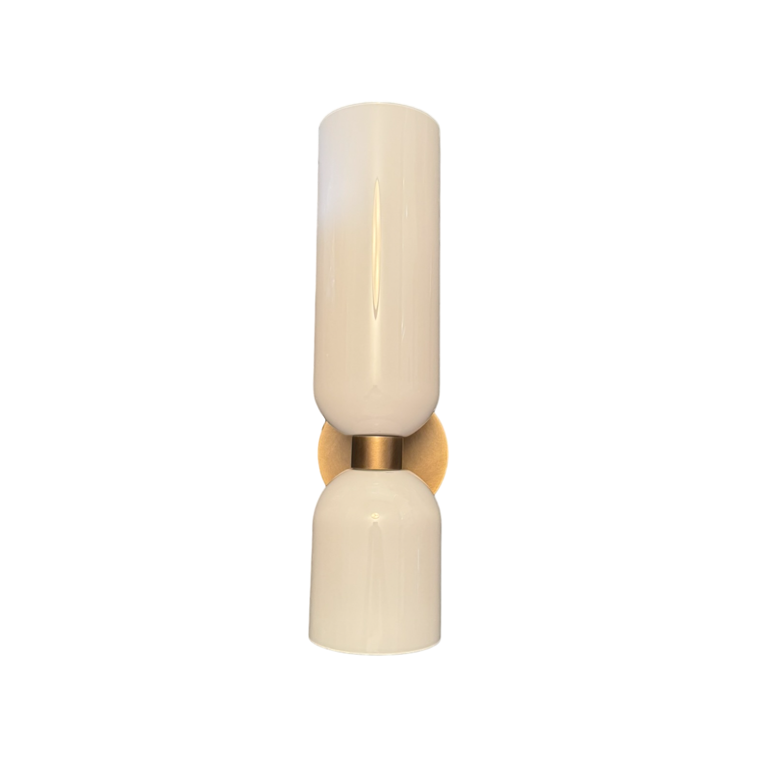 Talia Twin Wall Lamp with white glass