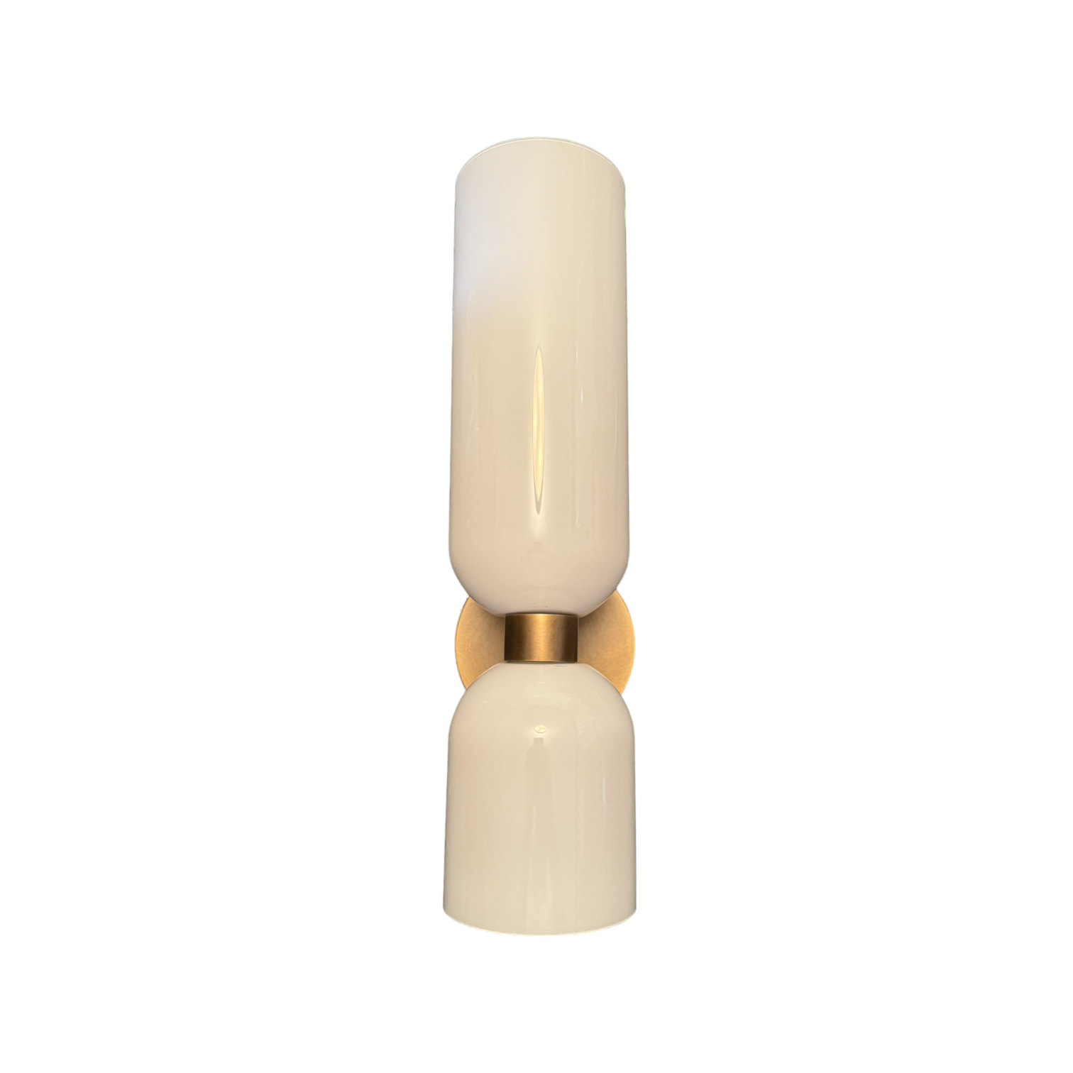 Talia Twin Wall Lamp with white glass