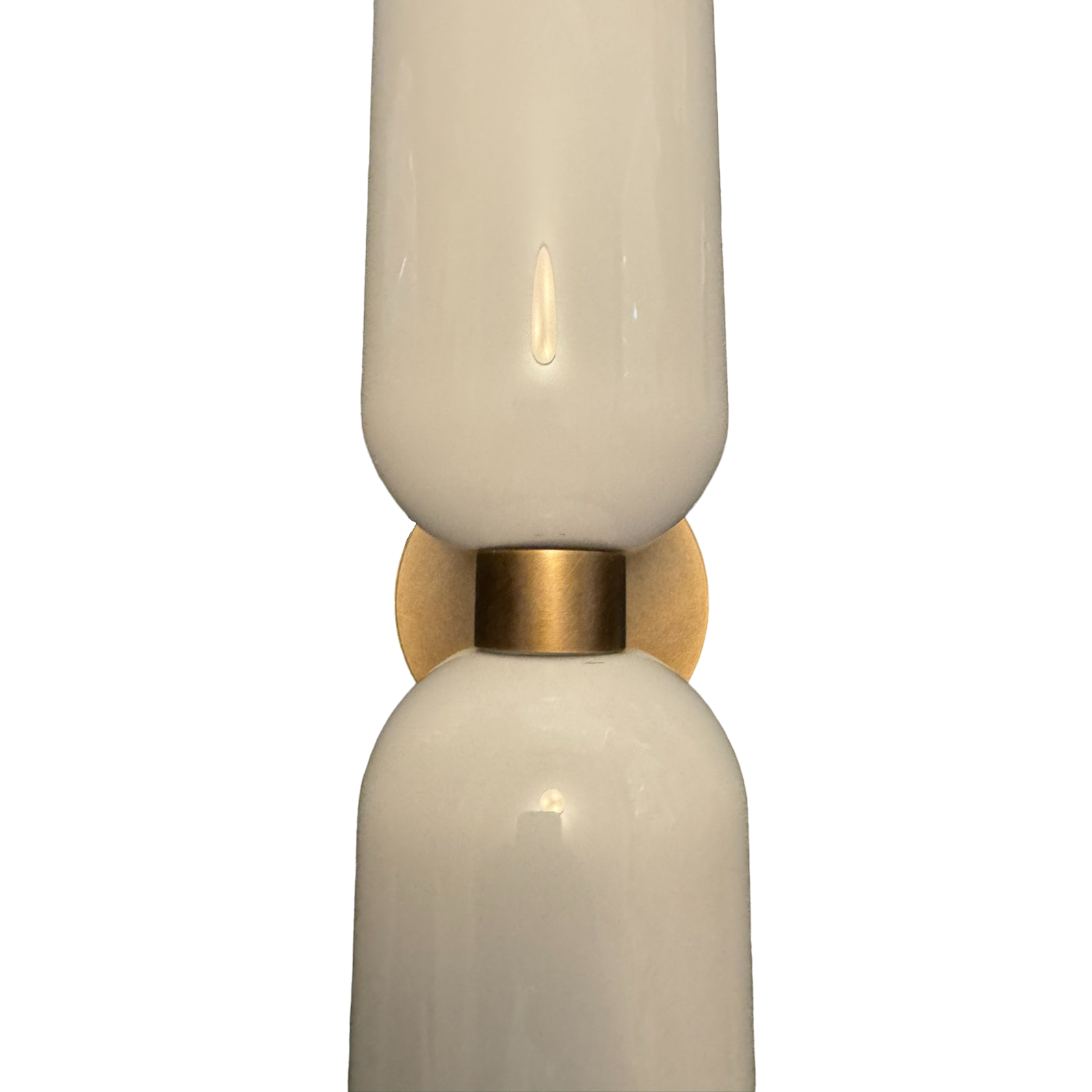 Talia Twin Wall Lamp with white glass
