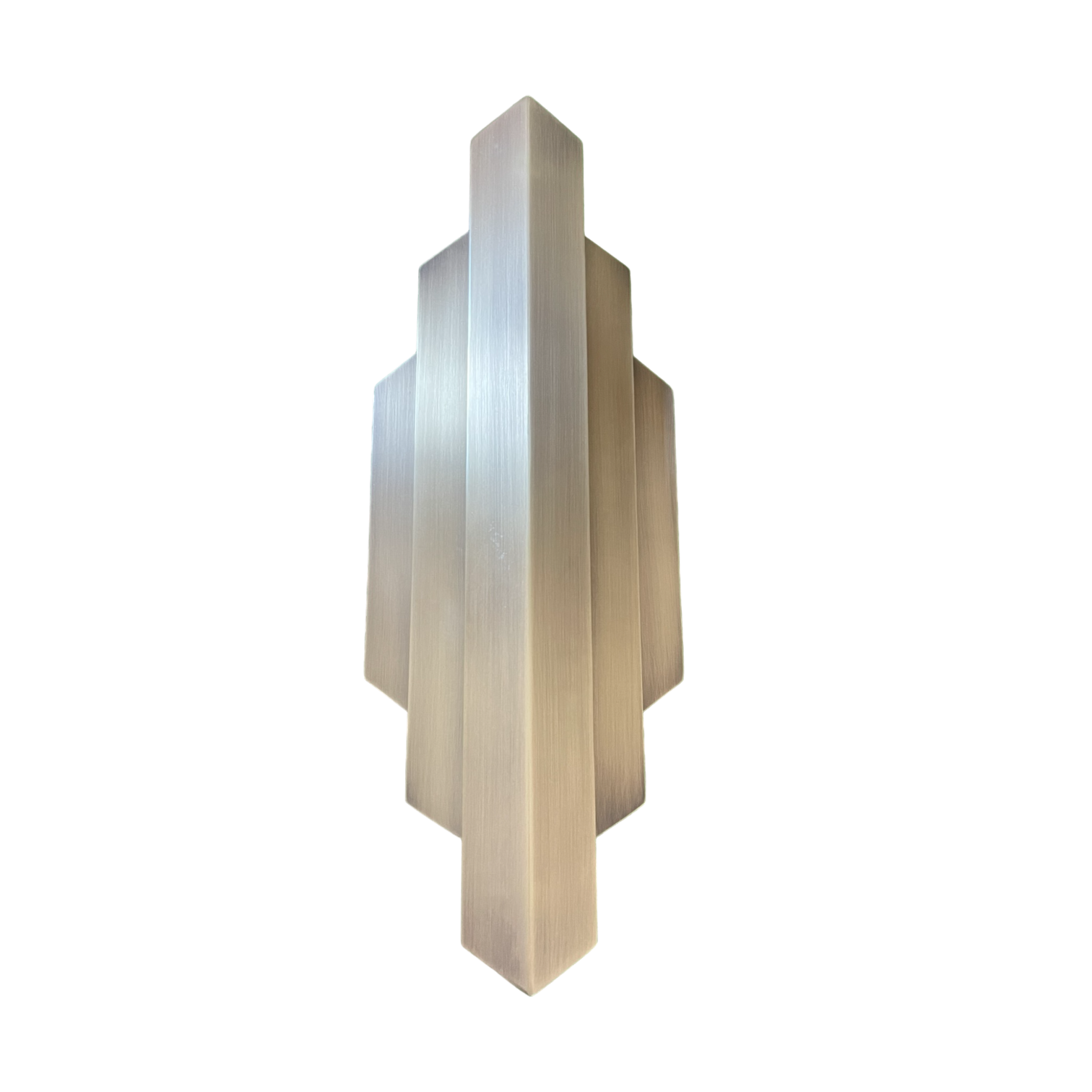 Old Bar Deco Wall Lamp in Brass