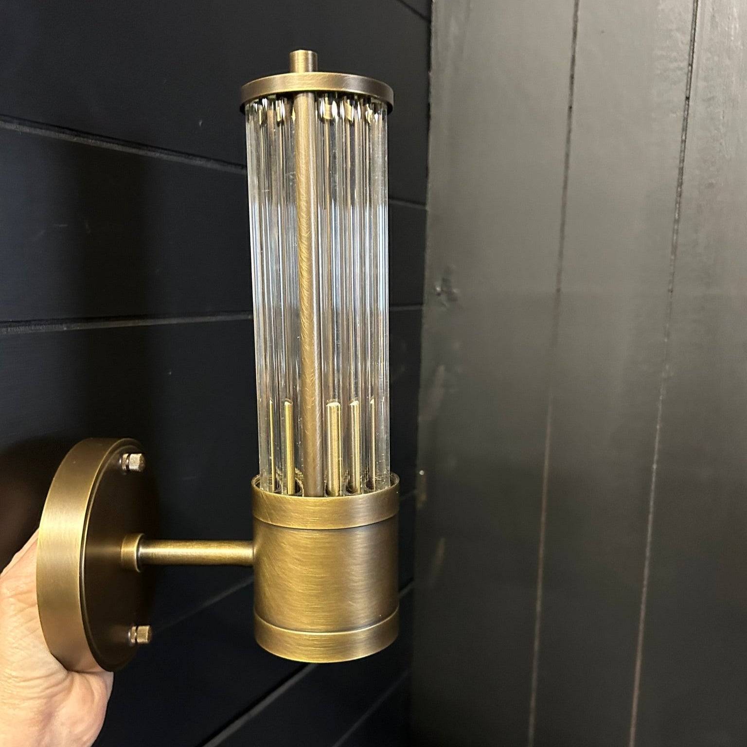 Griffith Wall Lamp in Antique Brass (Clearance 1 remaining)
