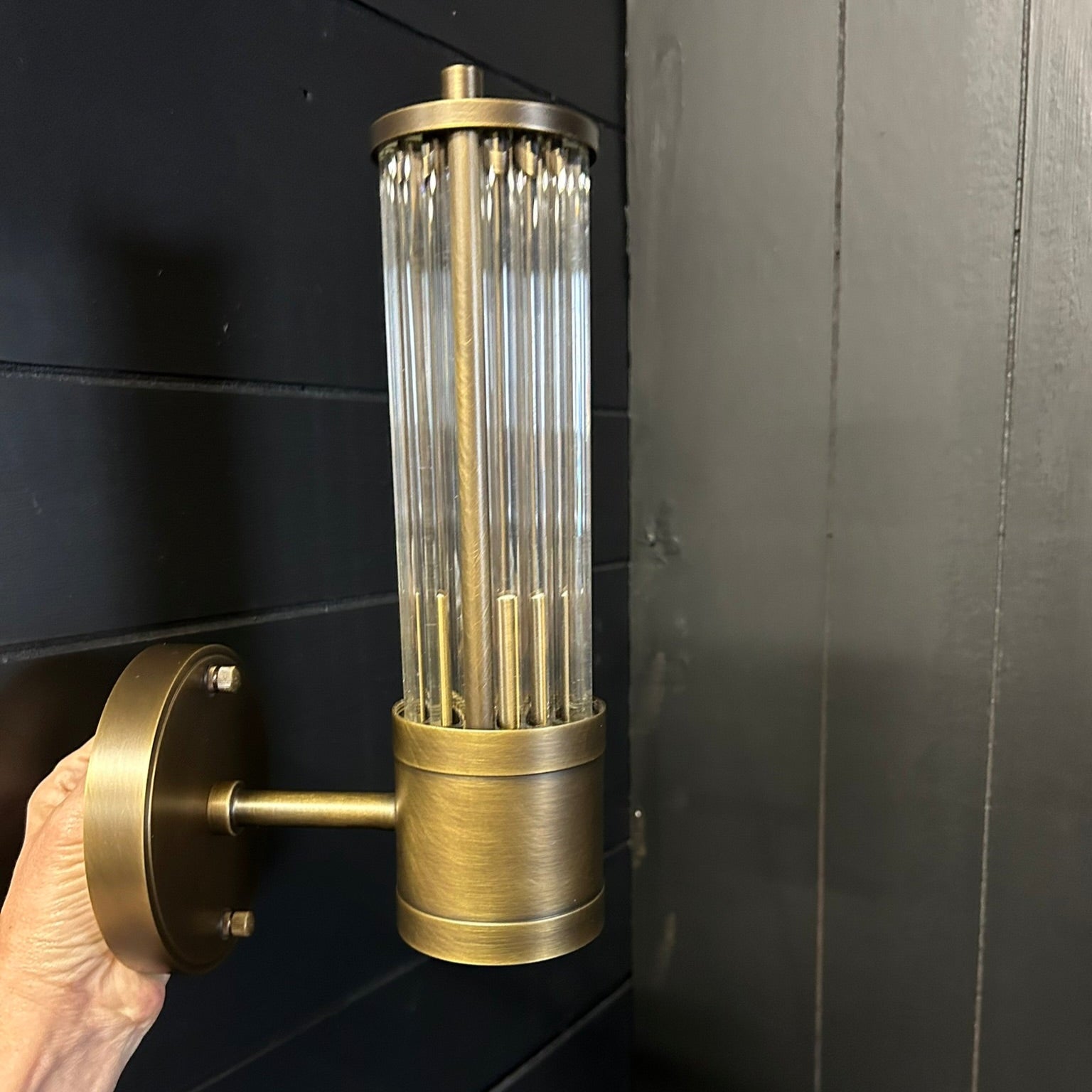Griffith Wall Lamp in Antique Brass (Clearance 1 remaining)