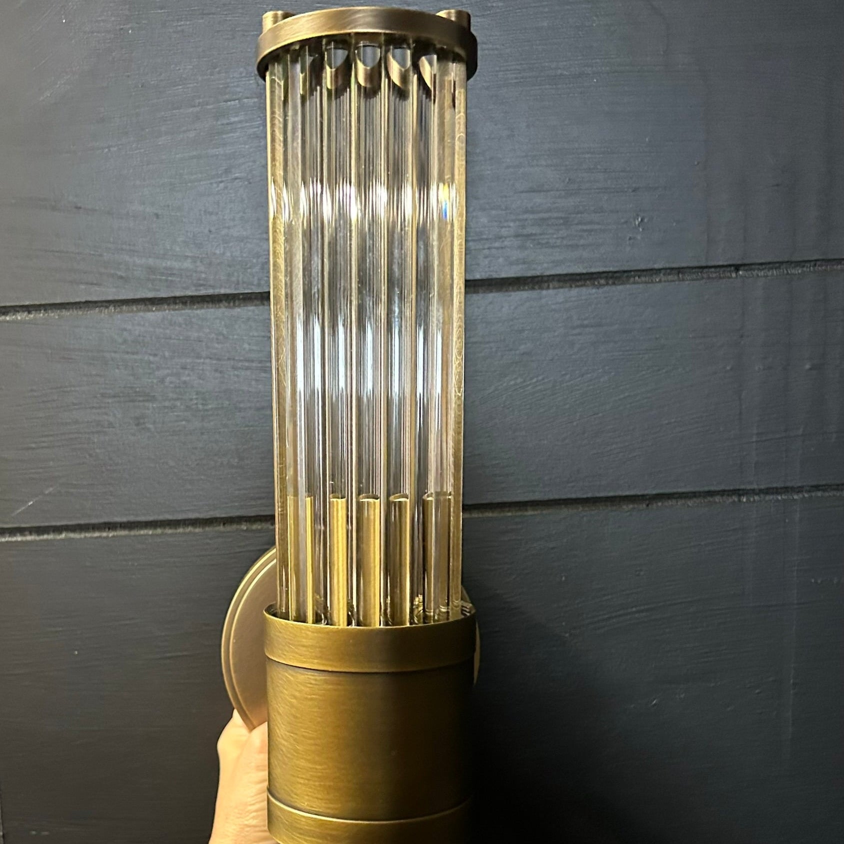 Griffith Wall Lamp in Antique Brass (Clearance 1 remaining)