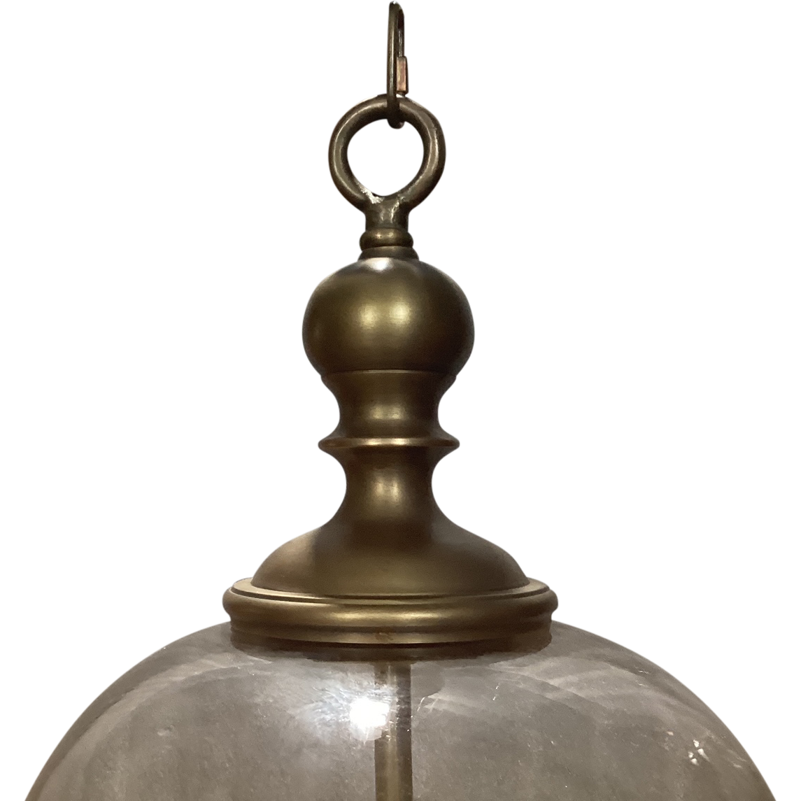 McLaughlin Large Glass Bell-shaped Pendant Lamp