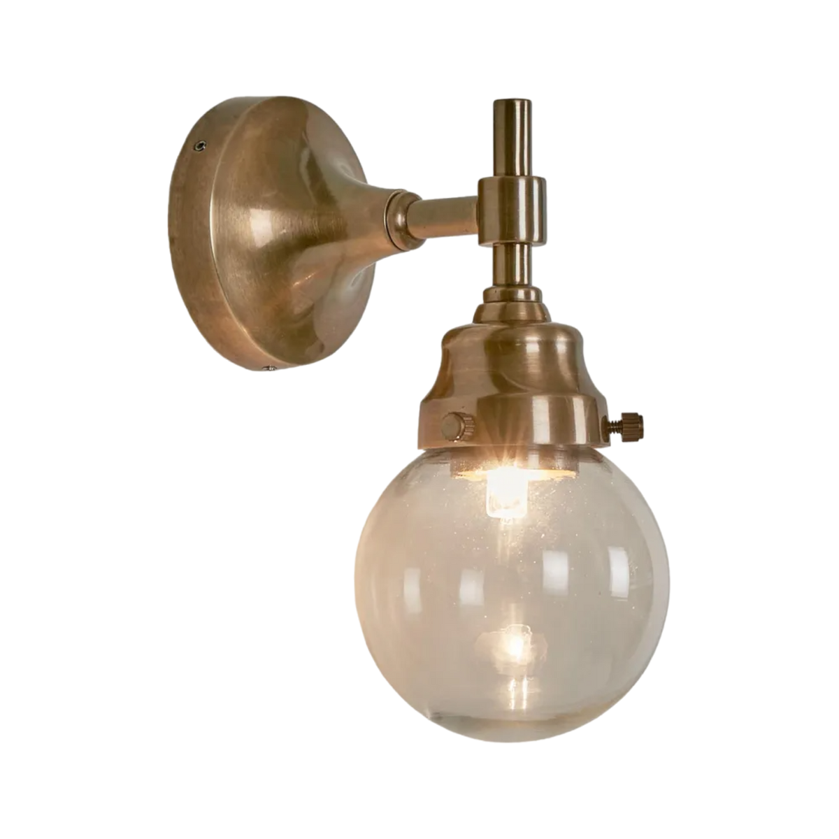 Iceberg Outdoor Wall Light Antique Brass